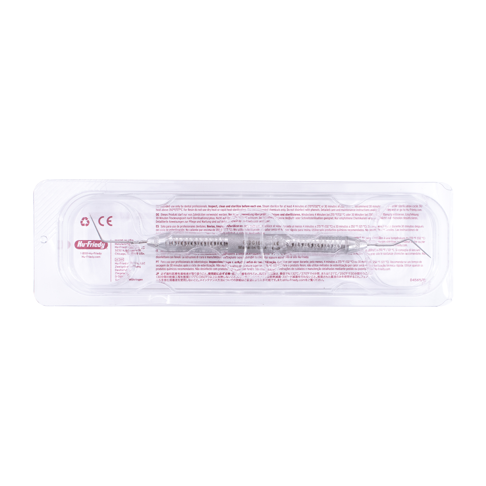EXPLORADOR ENDODONTICO DG16 MANGO 6 HU-FRIEDY