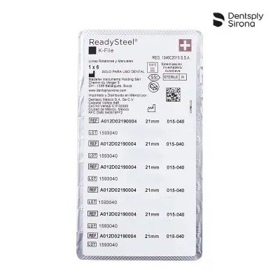 LIMA K-FILE READYSTEEL  NO 15-40 (21 MM)