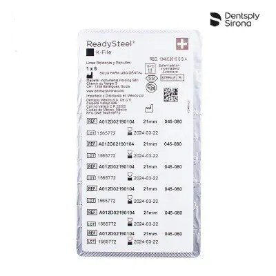 LIMA K-FILE READYSTEEL  NO 45-80 (21 MM)