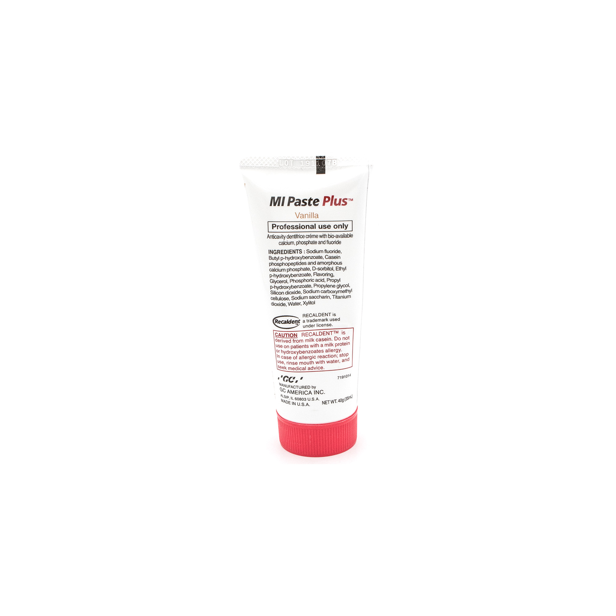MI PASTE PLUS GC VAINILLA 40GR