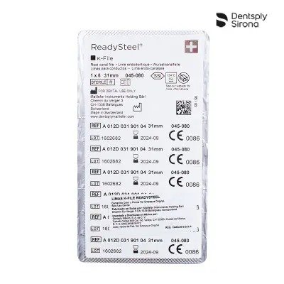 LIMA K-FILE READYSTEEL  NO 45-80 (31 MM)