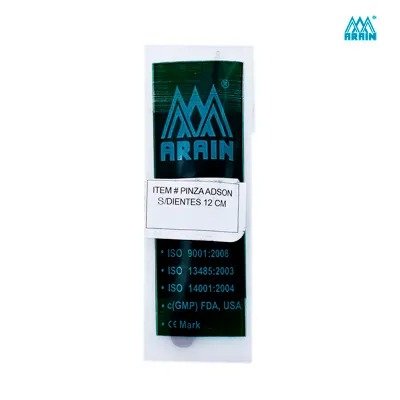 PINZA ADSON SIN DIENTES ARAIN