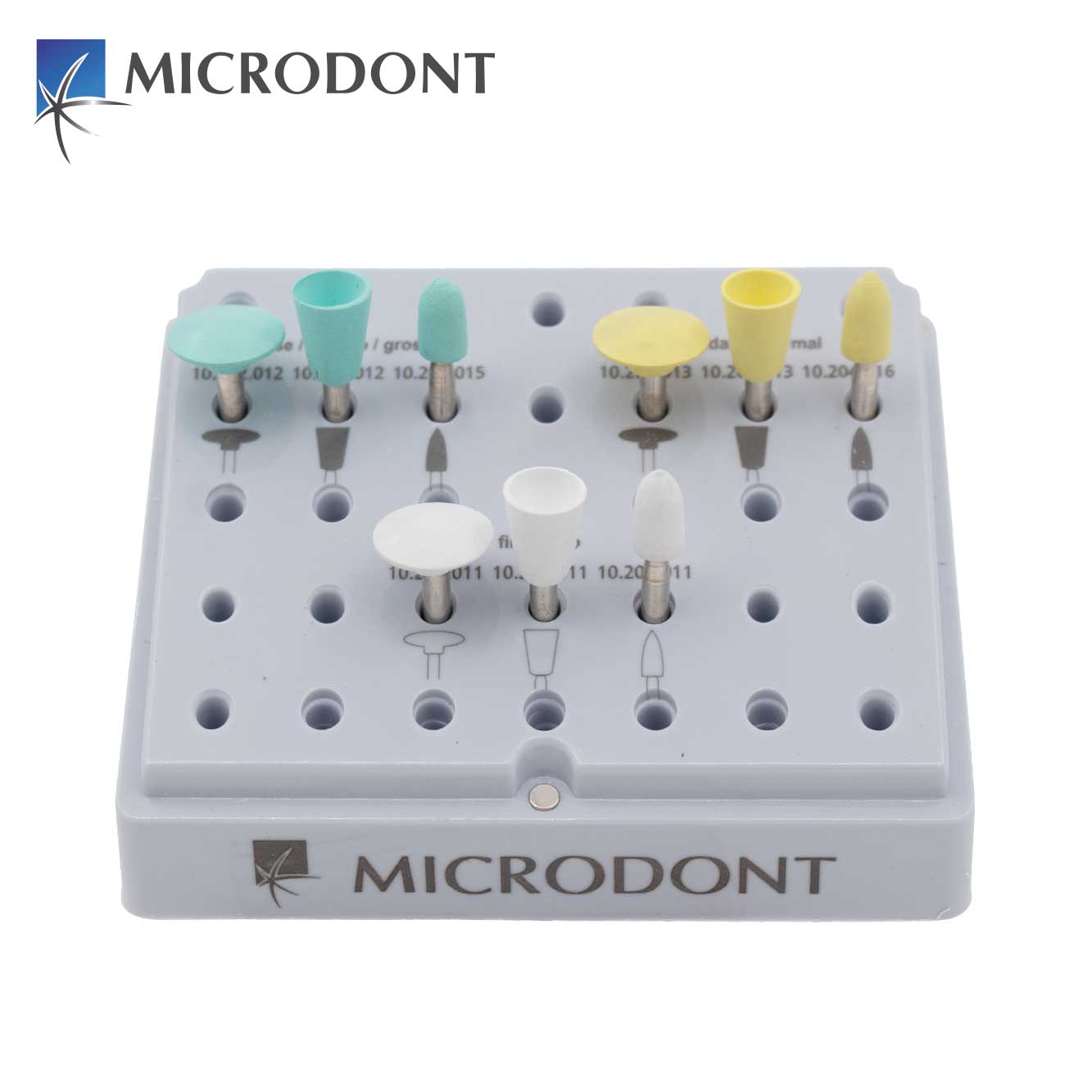 KIT PULIDO DE RESINA CON 9 MICRODONT