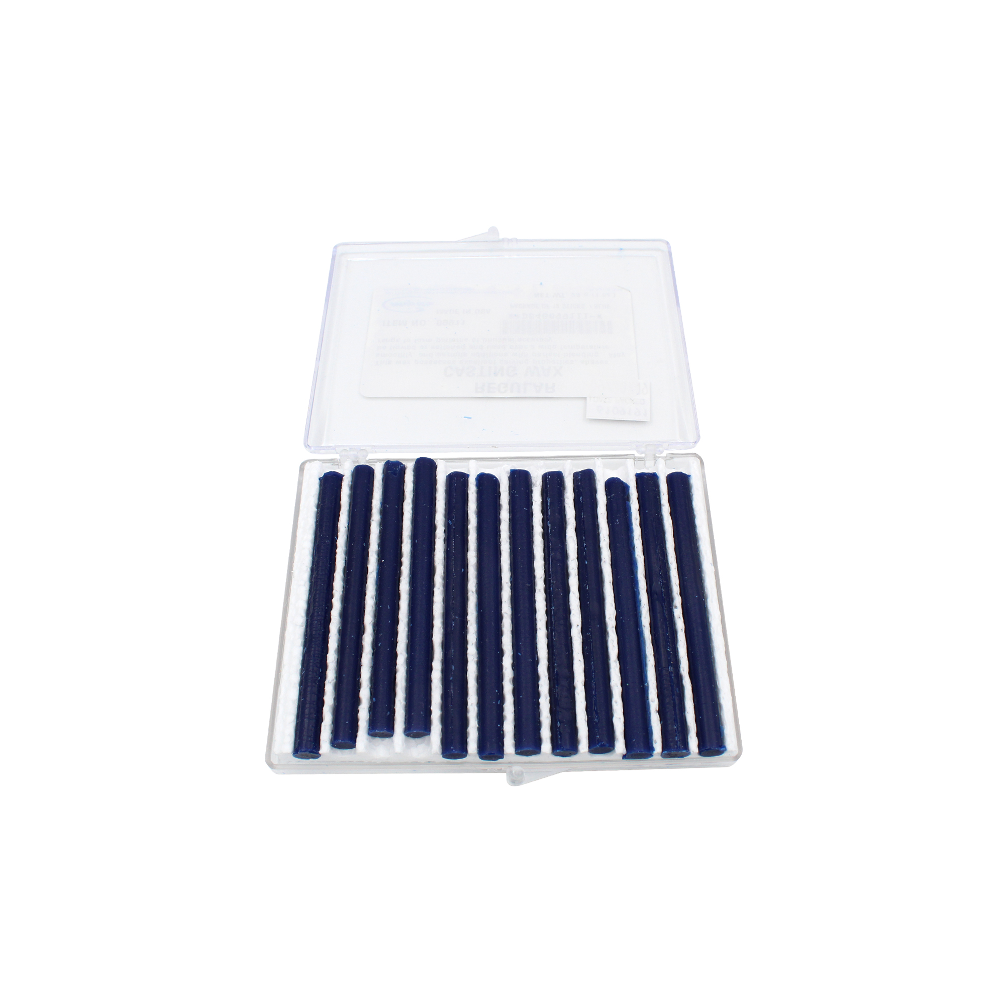 CERA DE COLOR AZUL CON 12 WHIP-MIX